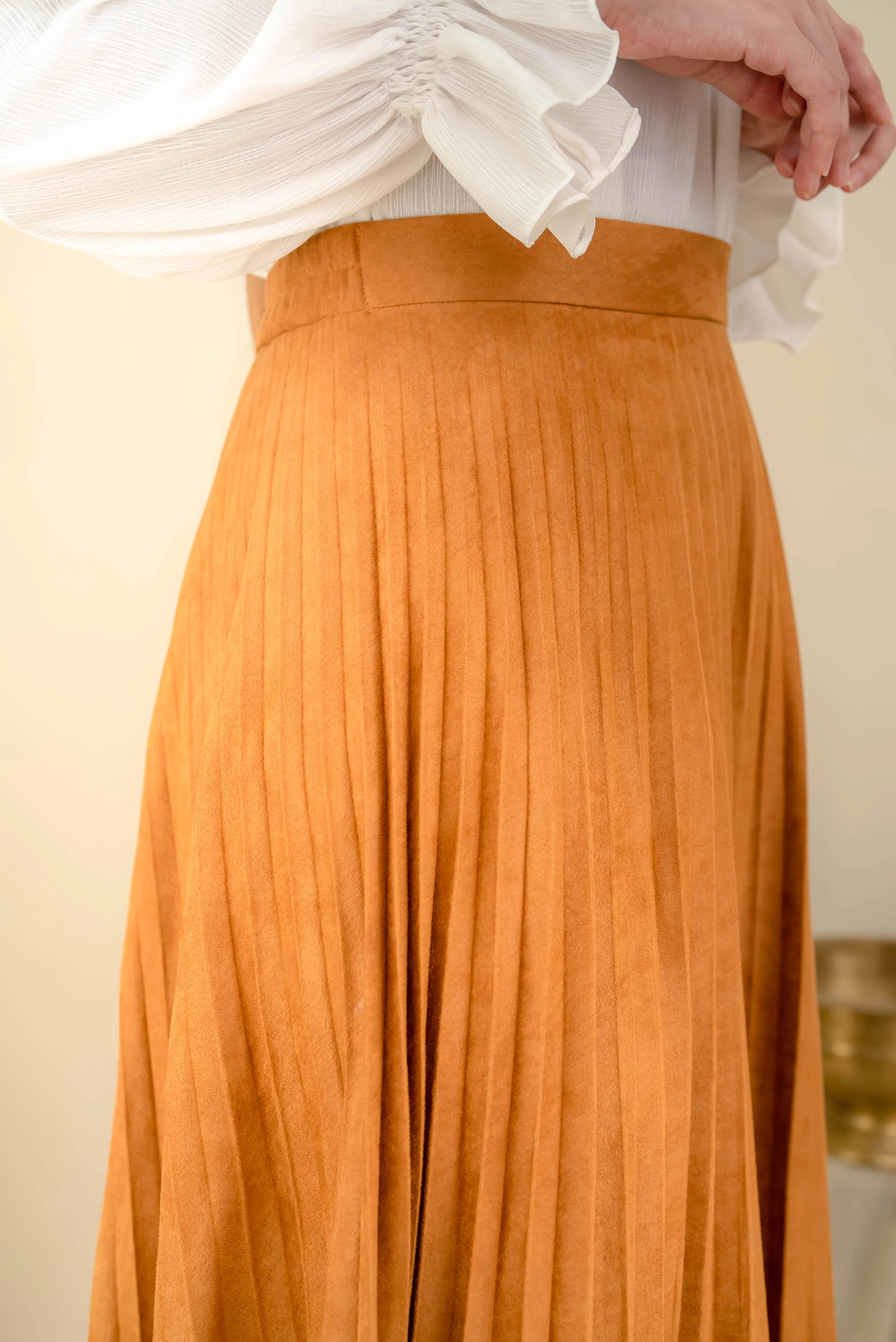 Audrey Skirt Meerkat Brown - Image 3