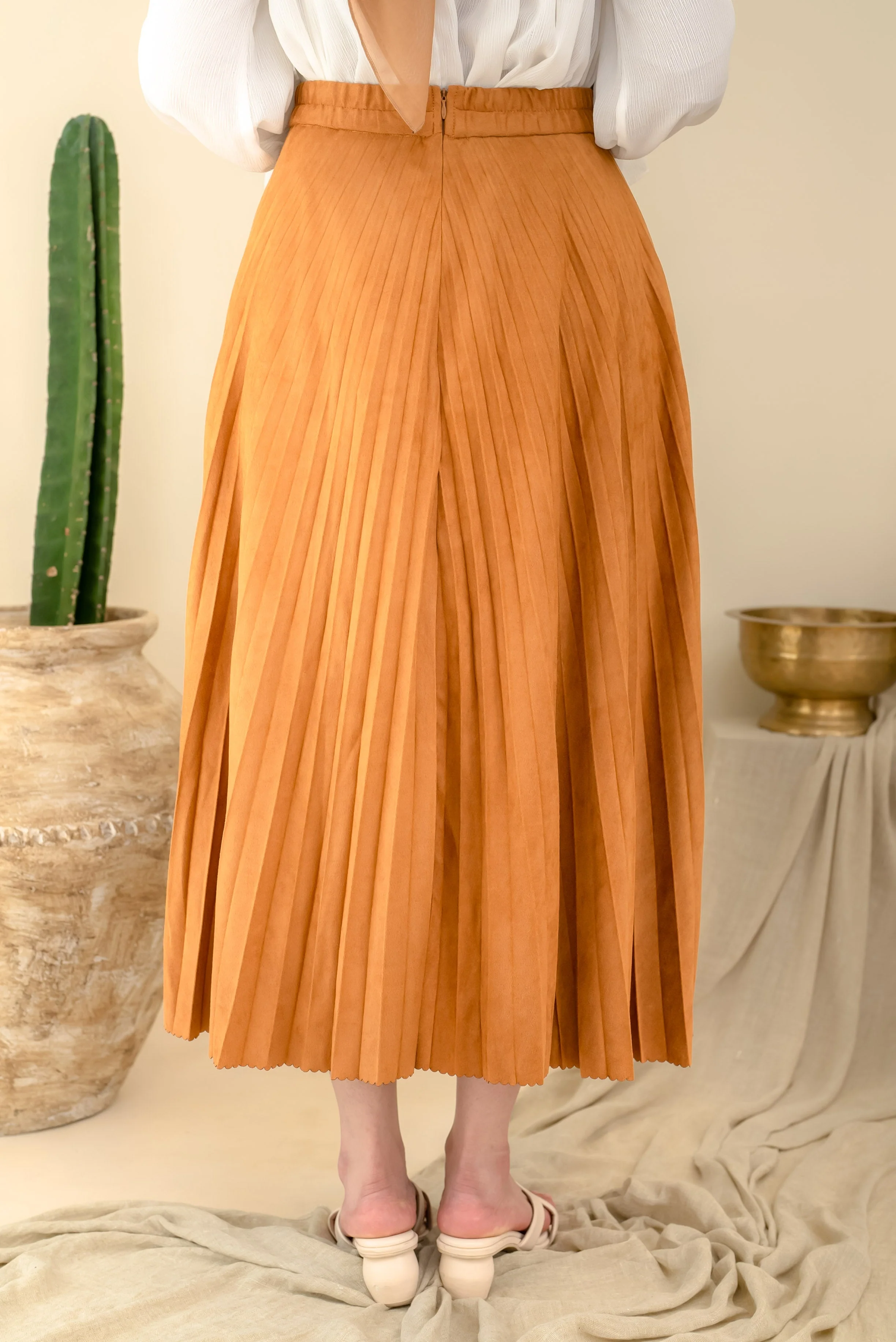 Audrey Skirt Meerkat Brown - Image 4