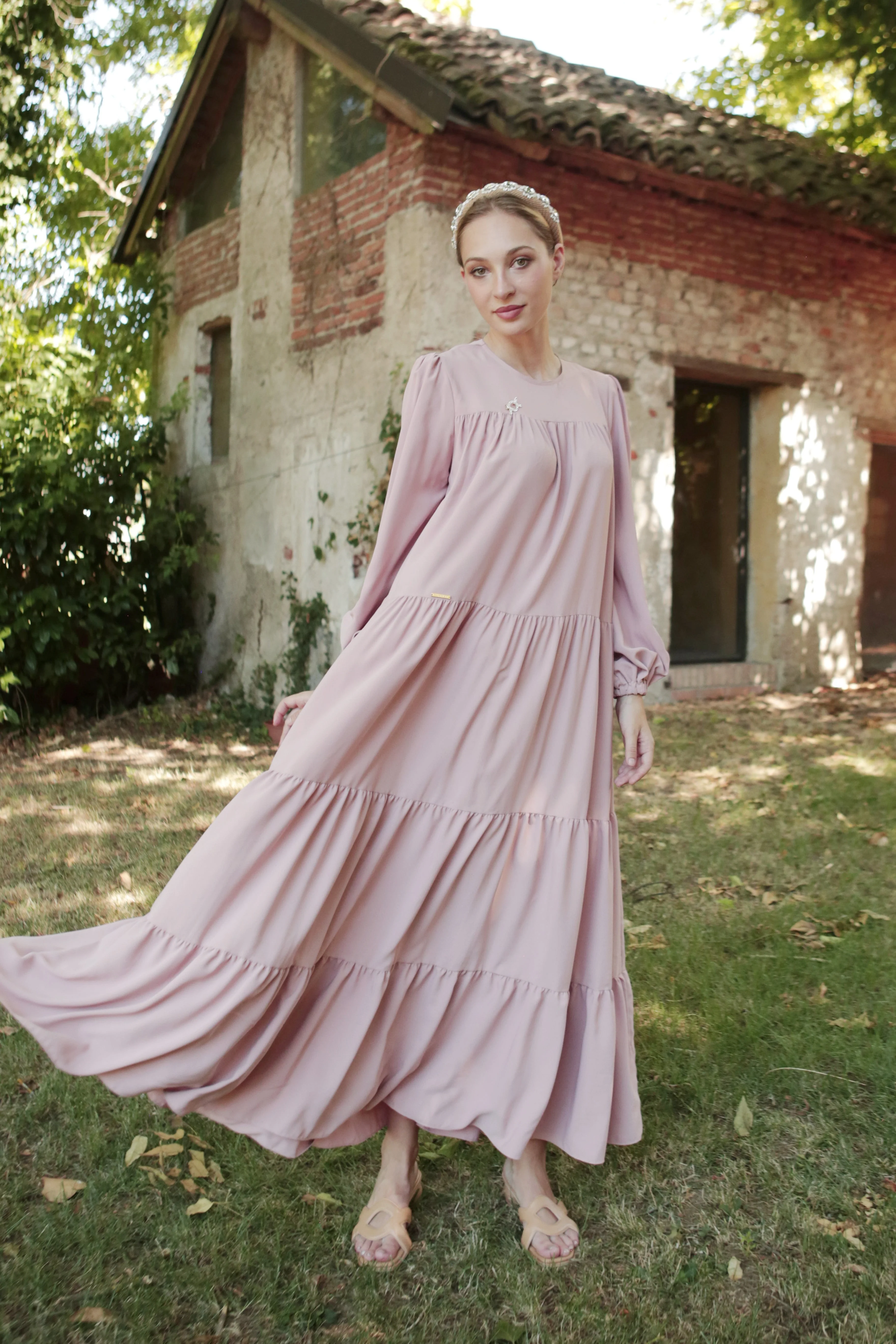 Ayana Dress (Minor) Dusty Pink - Image 3