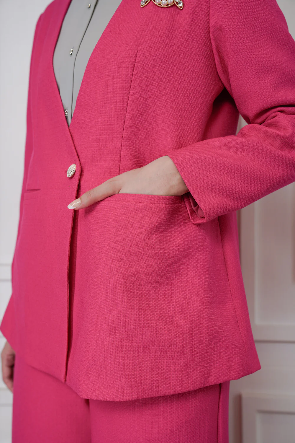 Brighton Blazer Magenta - Image 3