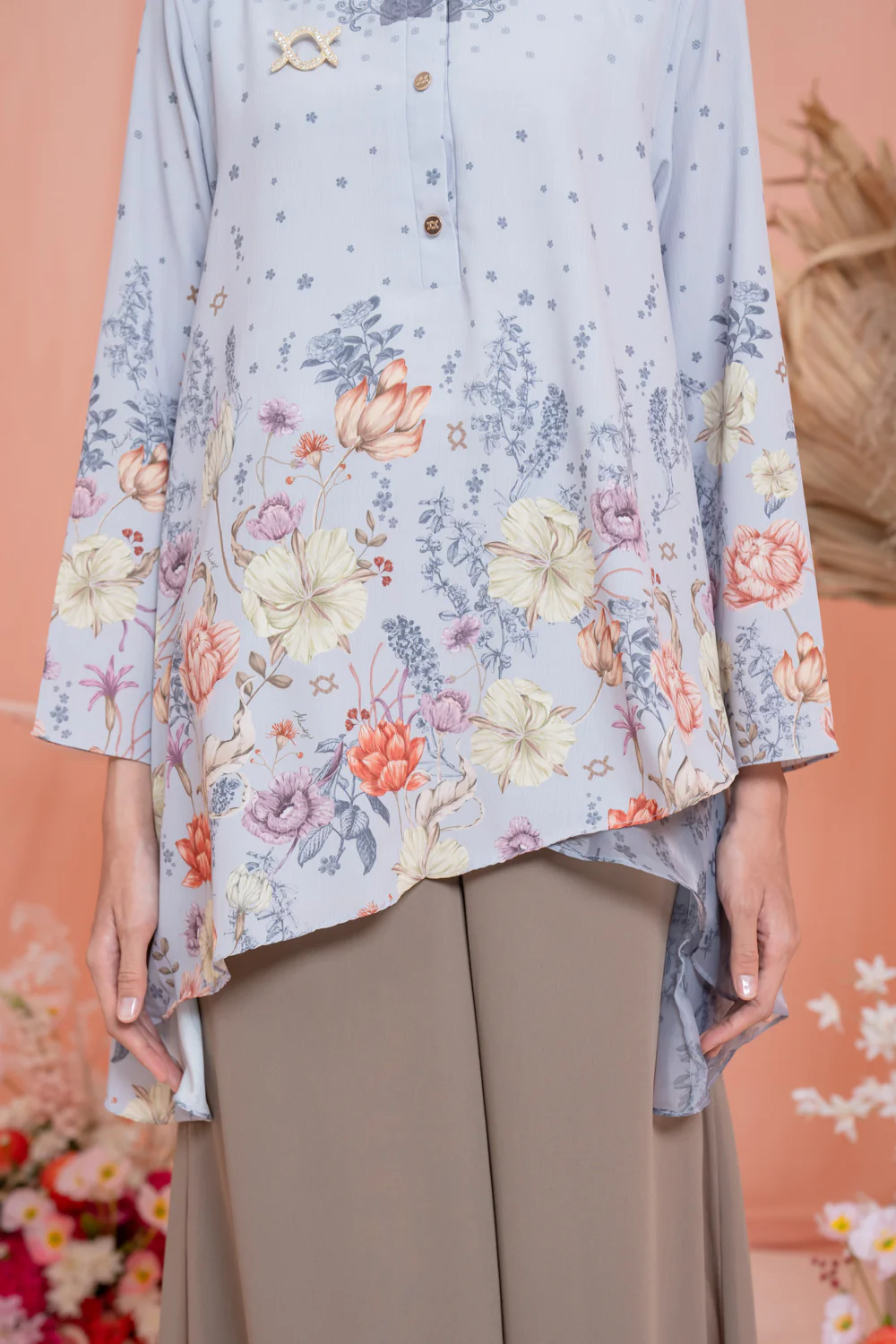 Dayana Blouse (Minor) Blooming Silver - Image 3