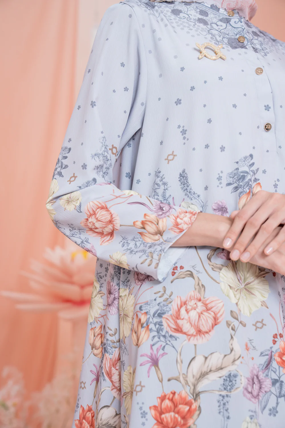 Dayana Blouse (Minor) Blooming Silver - Image 4