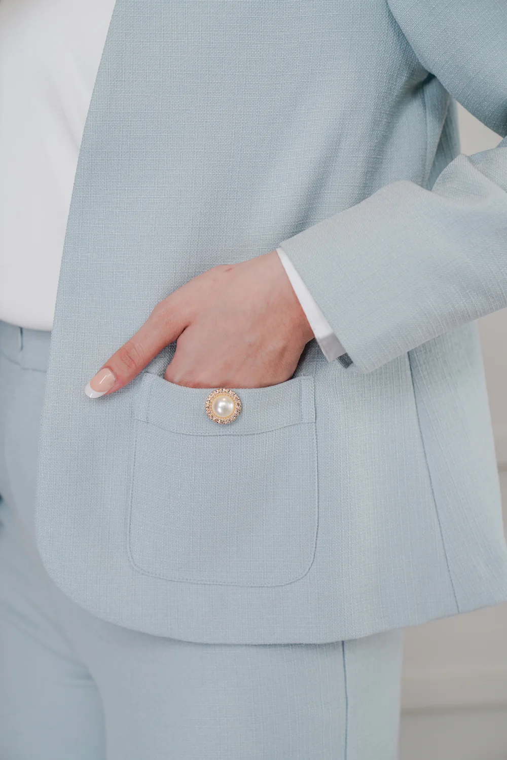 Esme Blazer Marian Blue - Image 3