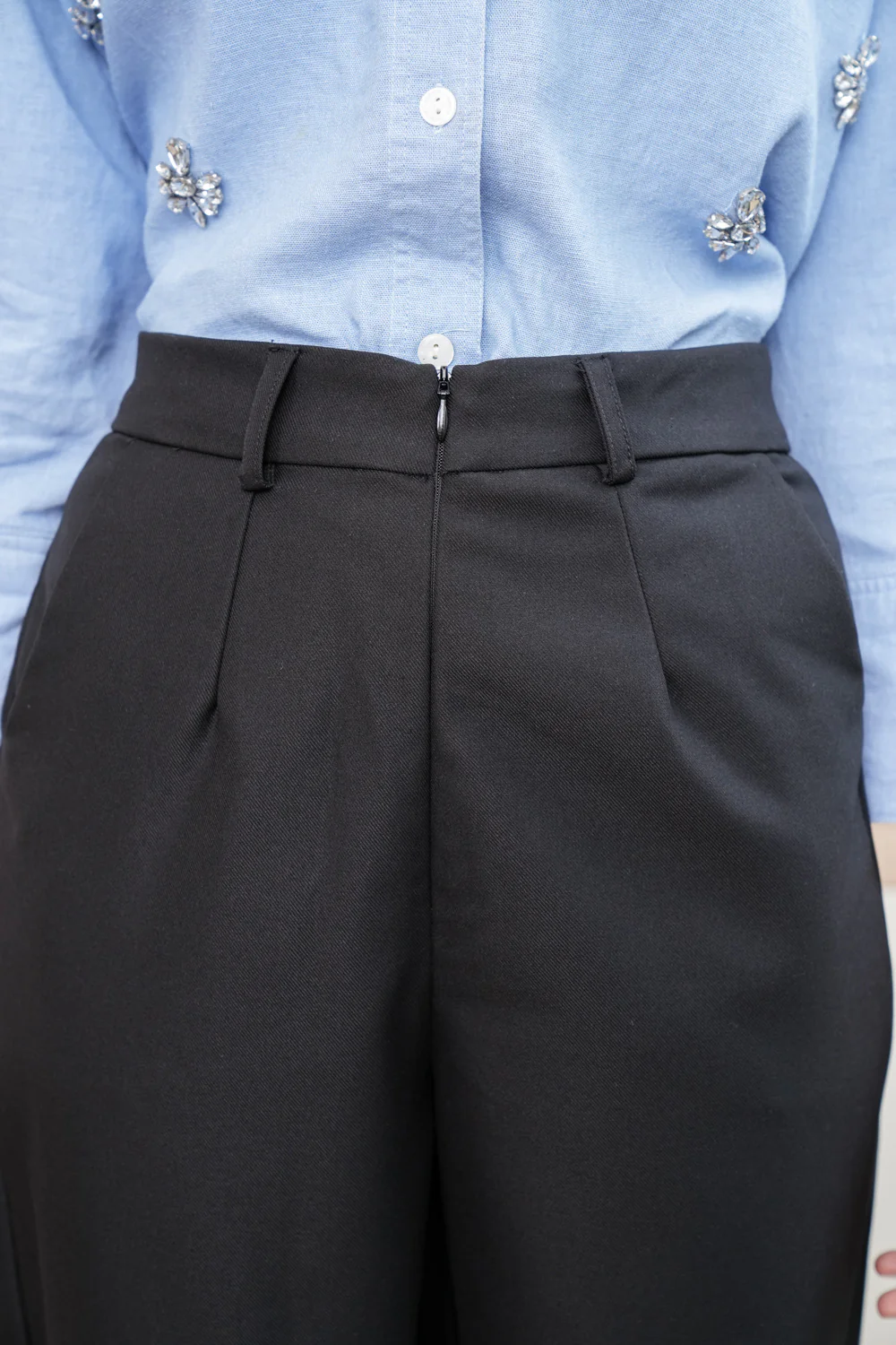 Ivy Ankle Pants Wire Black - Image 3