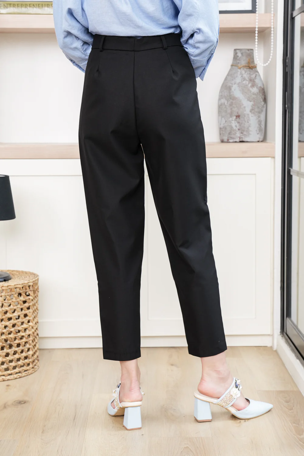 Ivy Ankle Pants Wire Black - Image 4