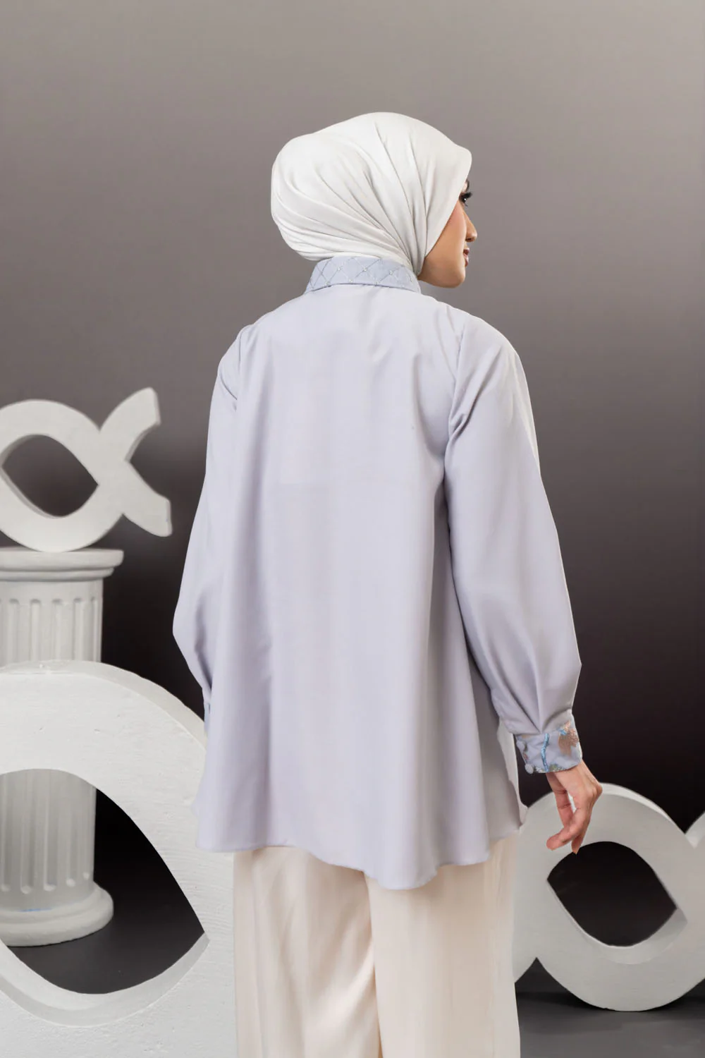 Novely Shirt (Minor) Cloud Gray - Image 5