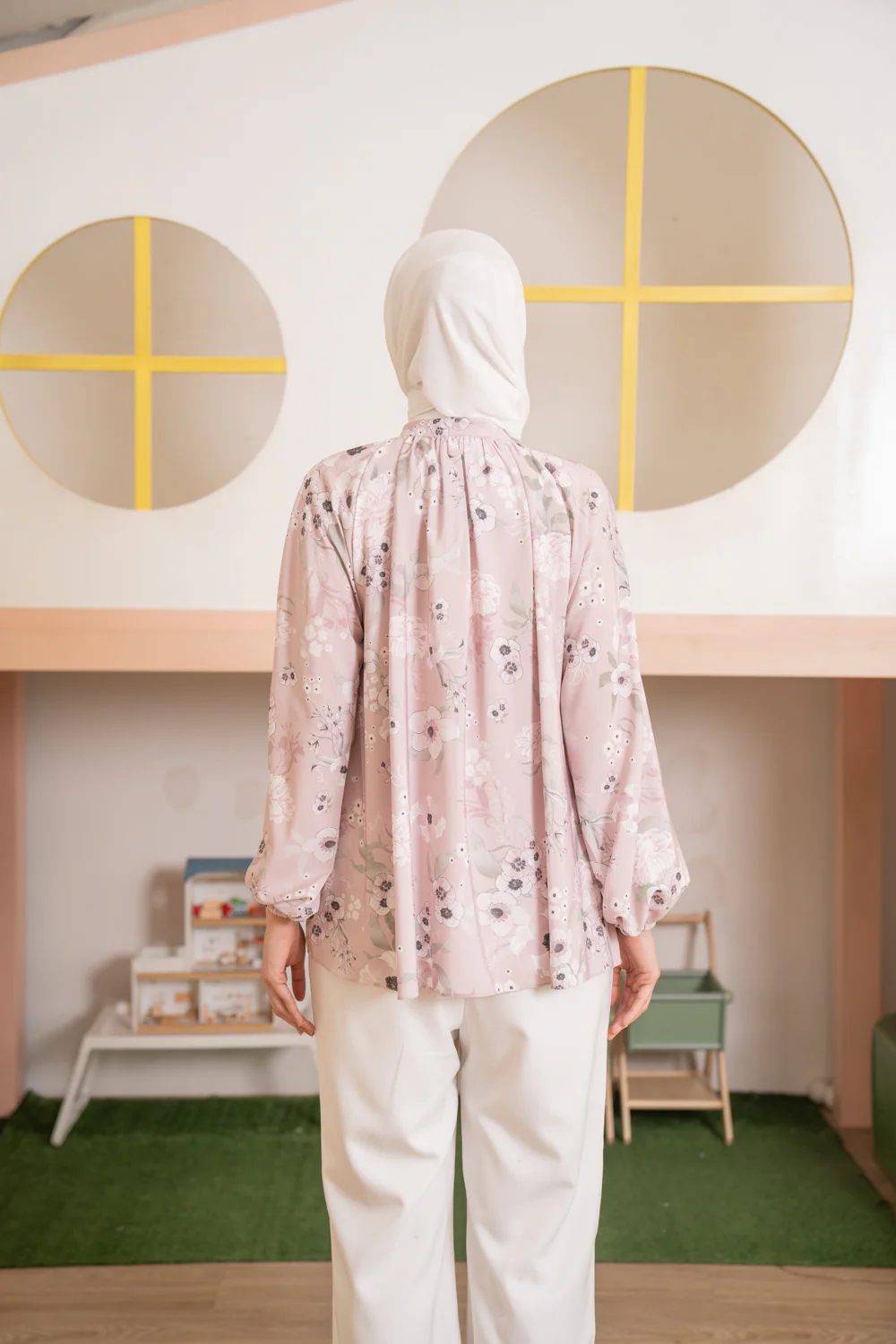 Zinnia Blouse (Minor) Dusty Purple - Image 4