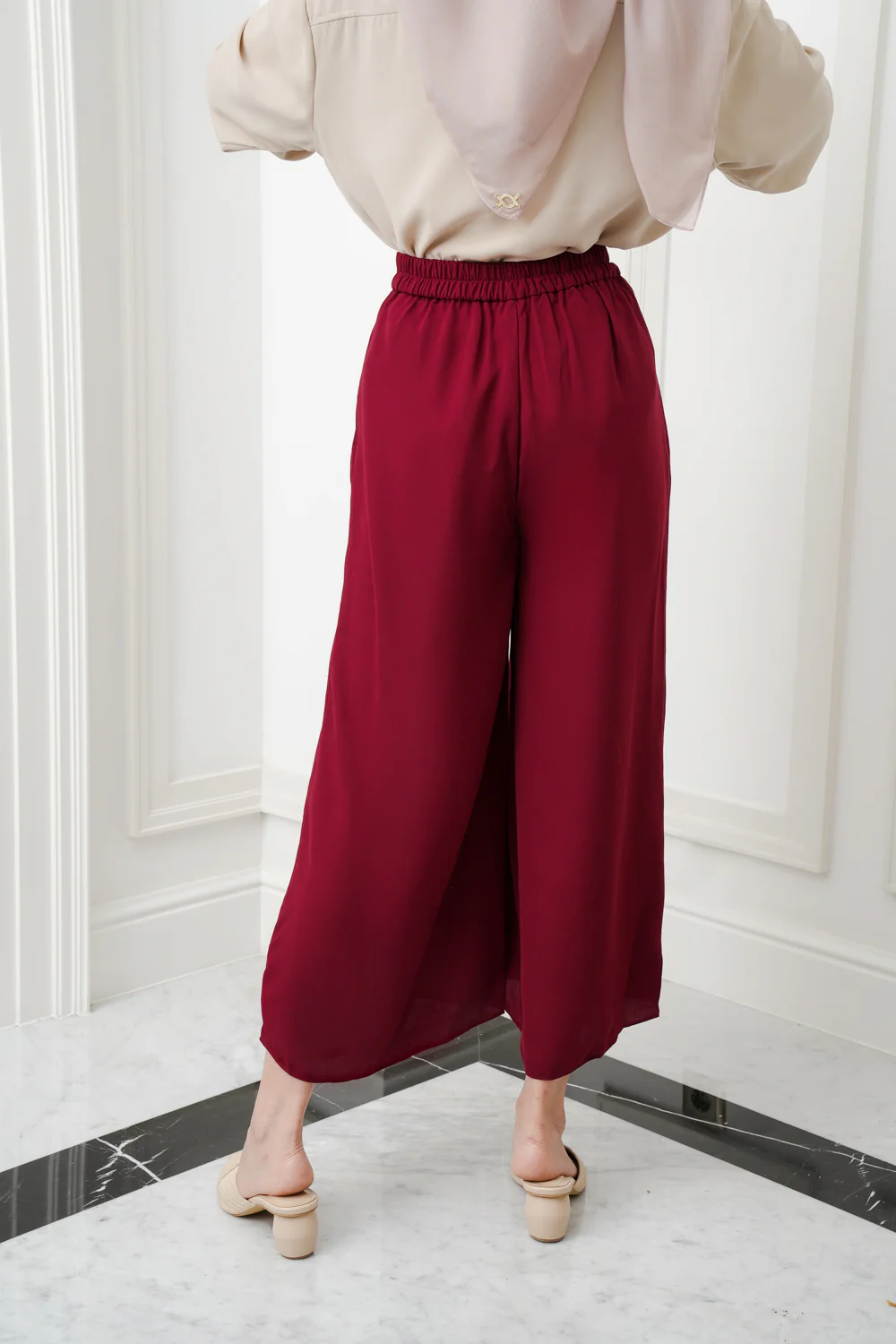 Mary Pants Burgundy - Image 3