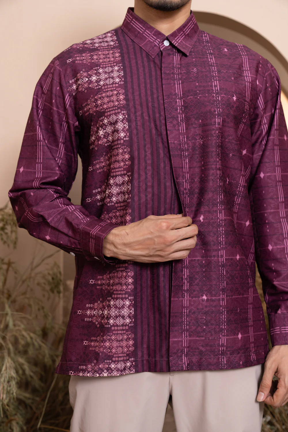 Aleris Long Shirt Men Wajo - Image 3