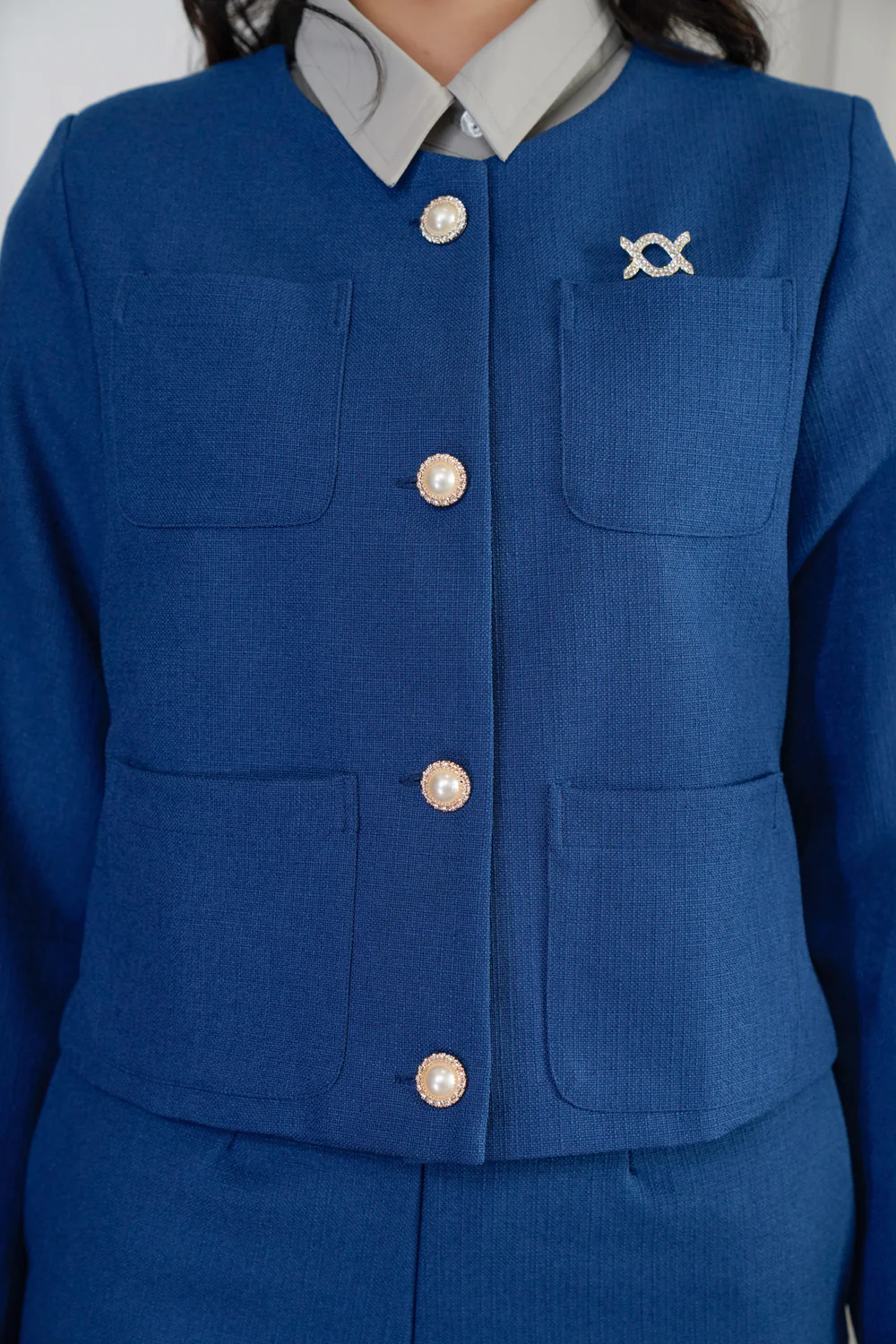 Quinn Blazer Kings Blue - Image 3