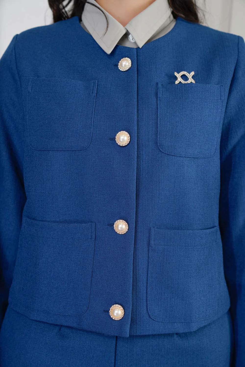 Quinn Blazer Kings Blue - Image 4