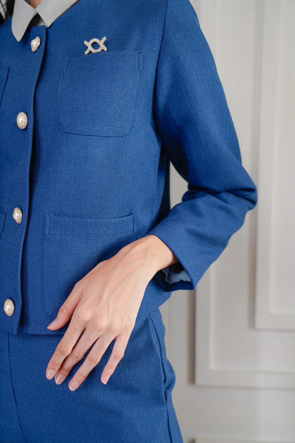 Quinn Blazer Kings Blue - Image 5