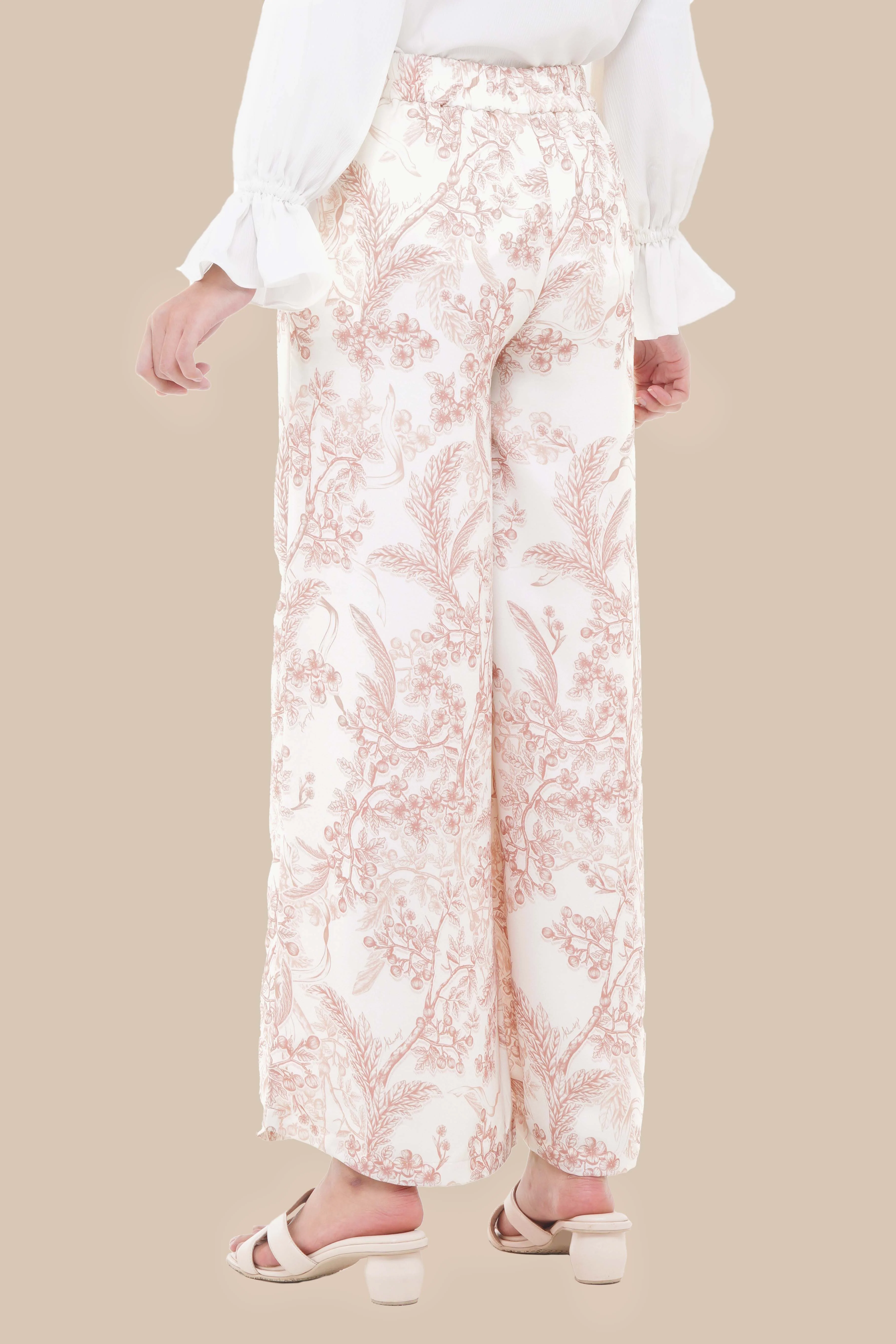 Ruby Wide Pants (Minor) Rosie Blush - Image 3