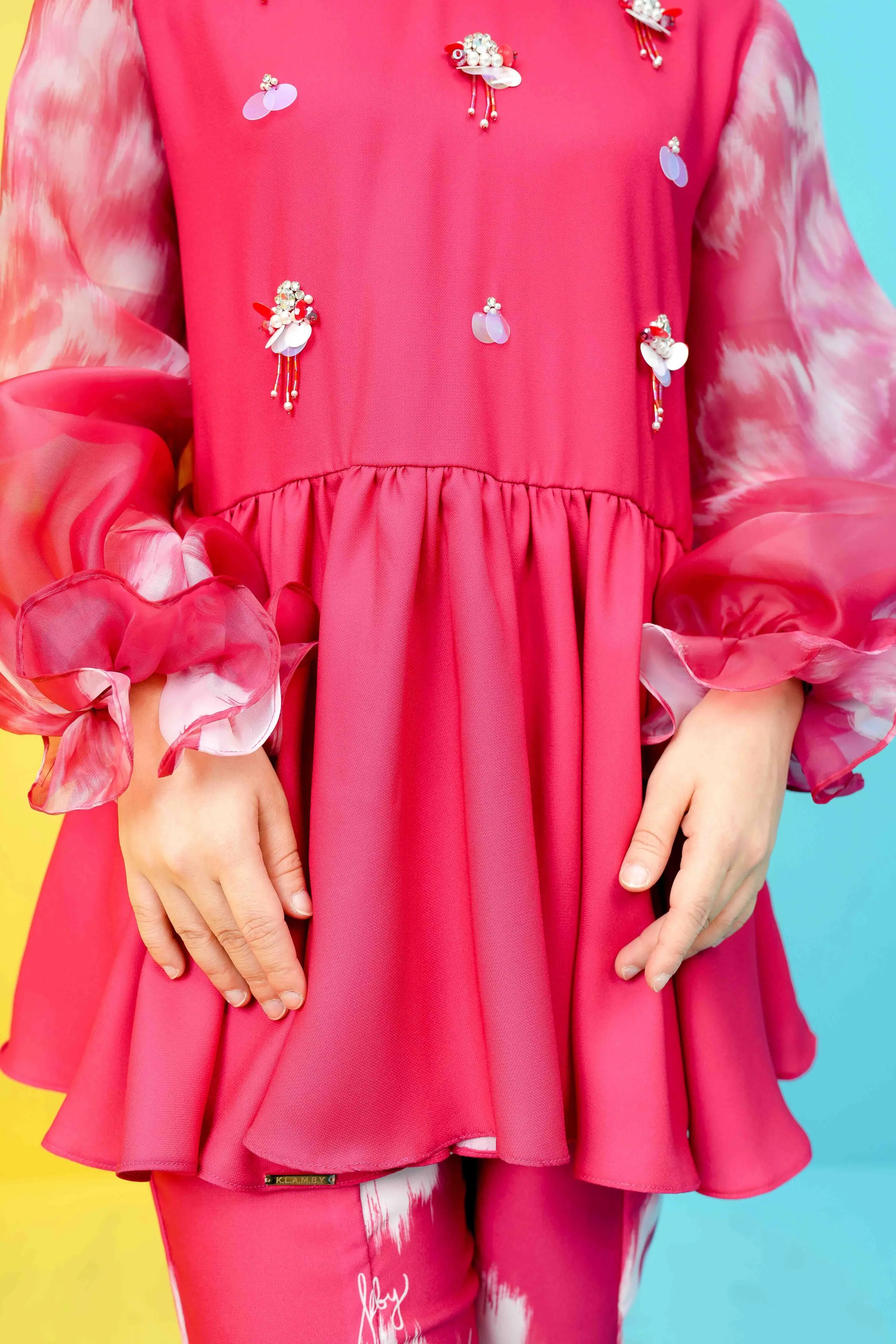 Willow Blouse Cerise - Image 4